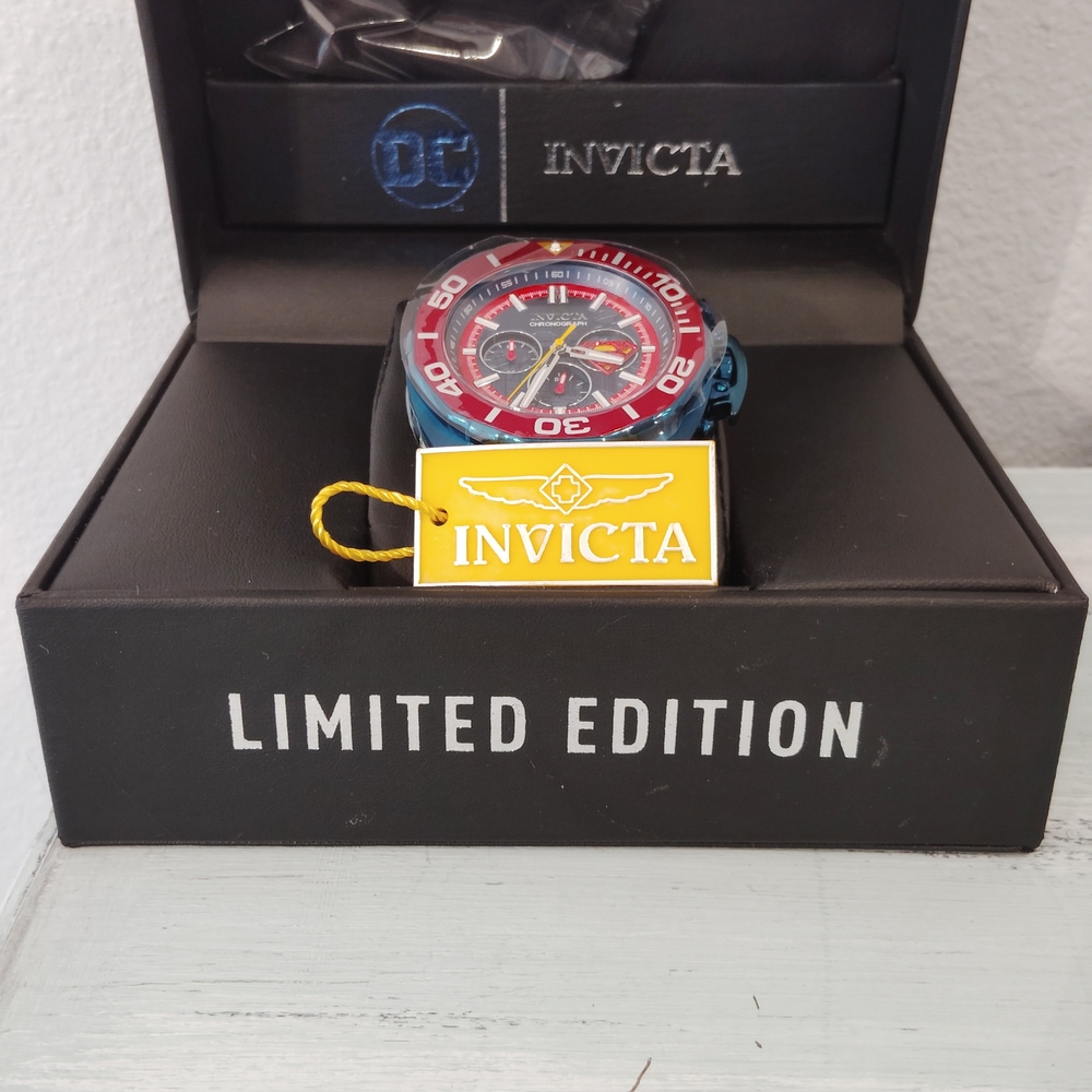 Invicta DC Superman LIMITED EDITION Mens Watch #782 Out Of 4000